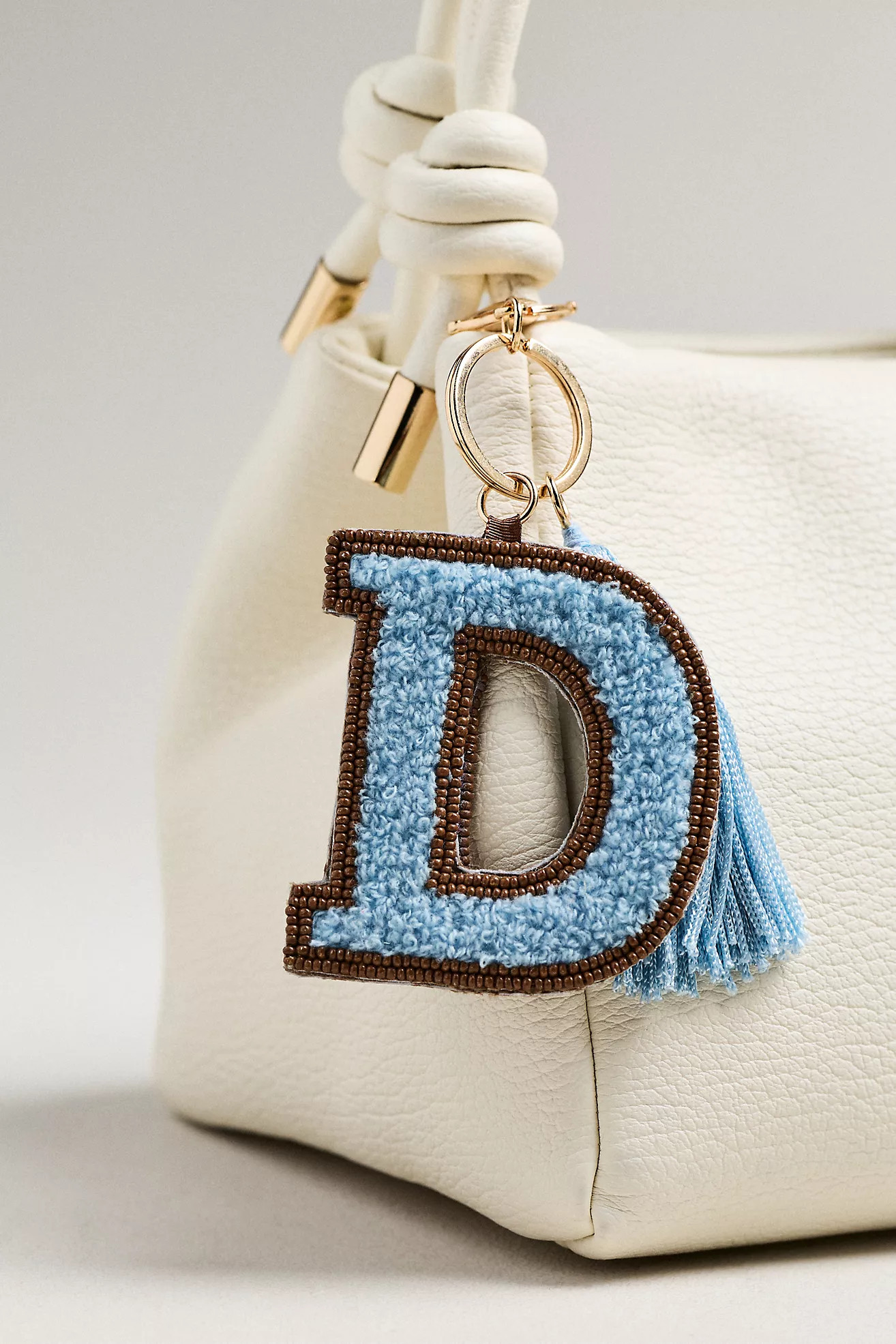 Varsity Monogram Bag Charm | Anthropologie (US)