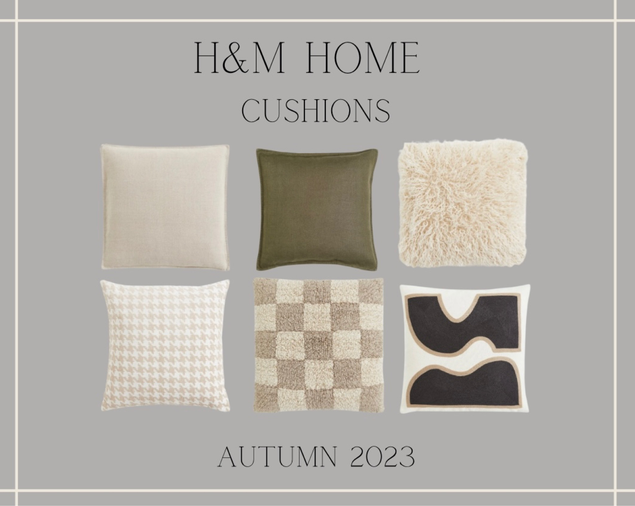 H&M Cushions - Autumn 2023 

#h&m #cushions #home #homedecor #autumndecor #fall #fallfinds #autumn 

#LTKhome #LTKSeasonal #LTKU