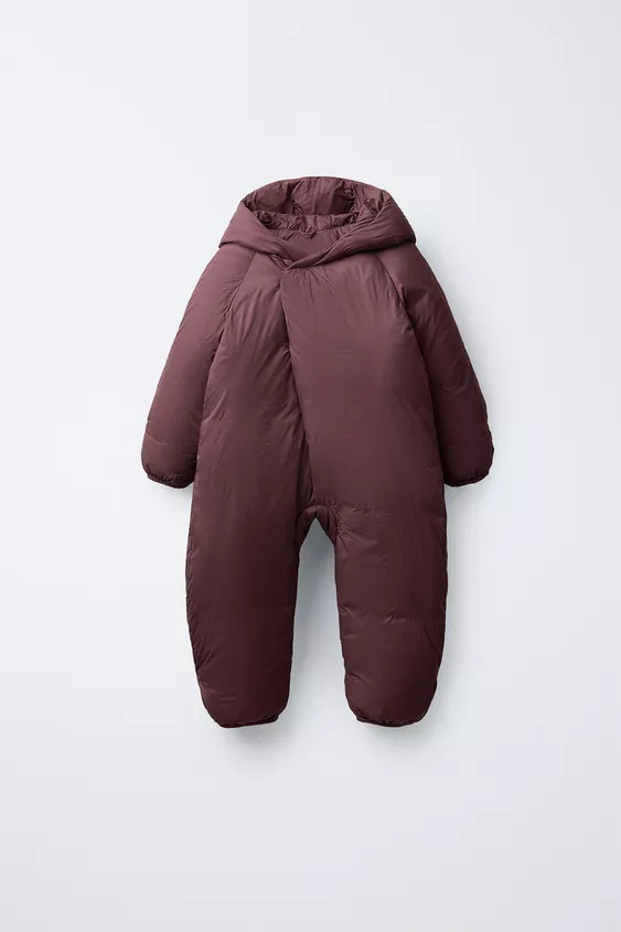 CONVERTIBLE NYLON FOOTIE ROMPER | Zara US