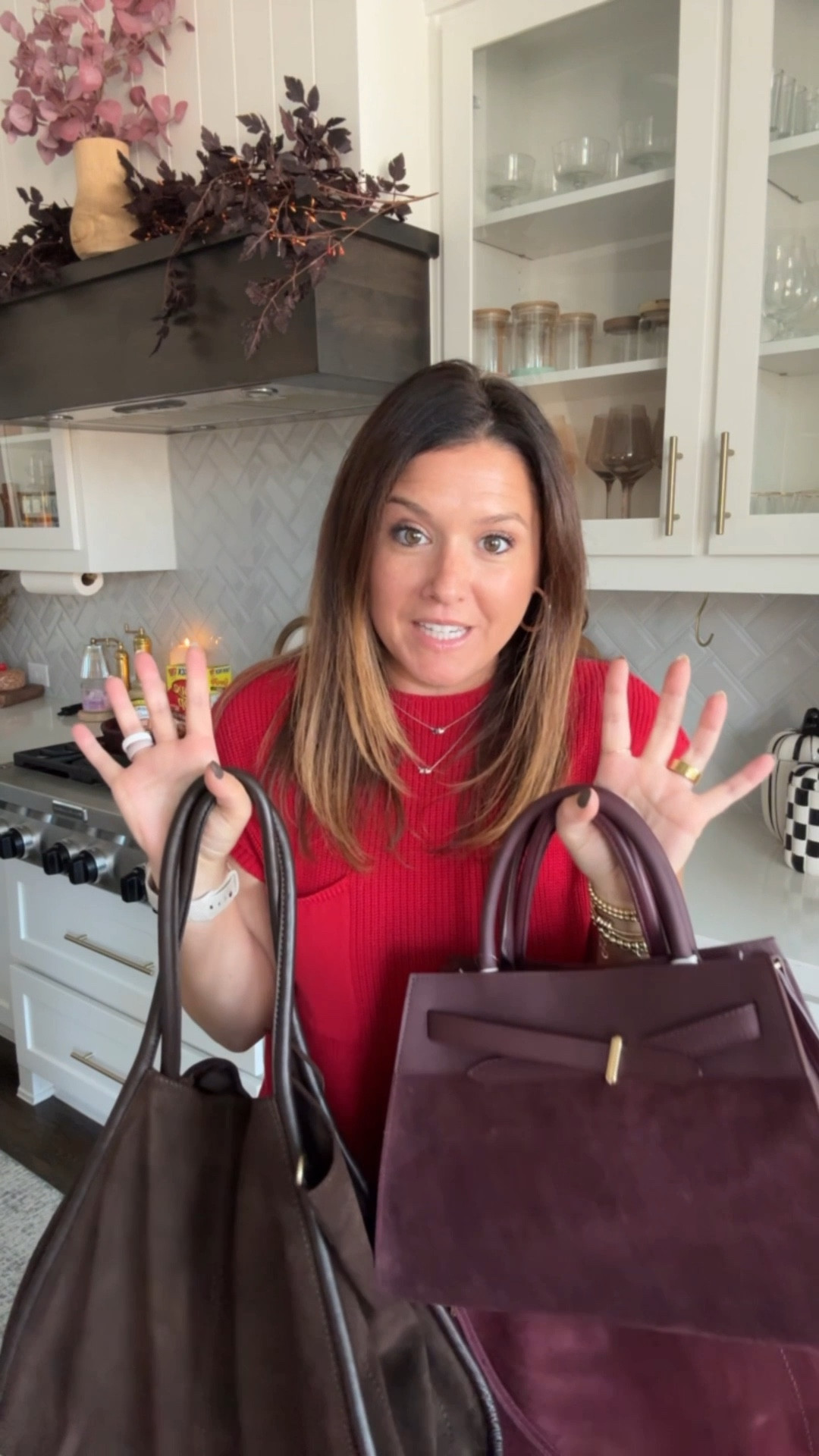 BEST SELLER THIS WEEK! Y’all were obsessed with these suede bags from TJMaxx and Marshalls!! Suede handbags are so on trend right now but you don’t have to spend hundreds! Found some gorgeous bags at super affordable prices! They were hands down my top seller this week and I totally get why 😍😍😍