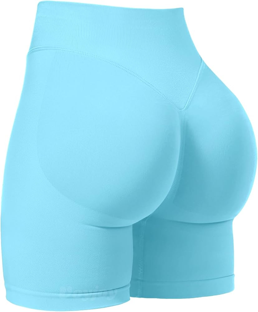 VOYJOY Women Workout Impact Shorts 3.6"/ 4.5"/ 6" Scrunch Butt Lifting Gym Seamless Booty Biker S... | Amazon (US)