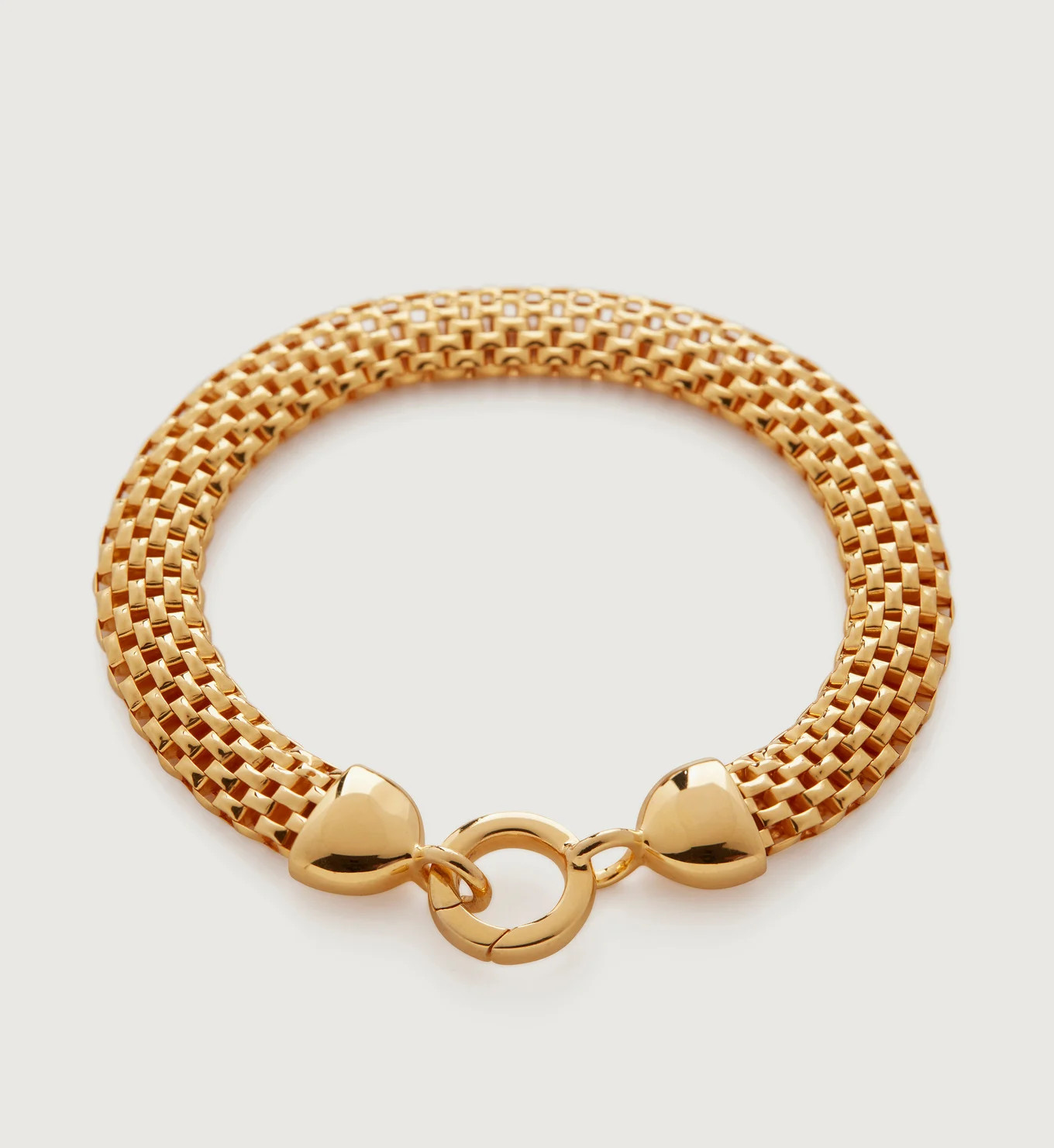 Heirloom Bold Woven Chain Bracelet | Monica Vinader (Global)