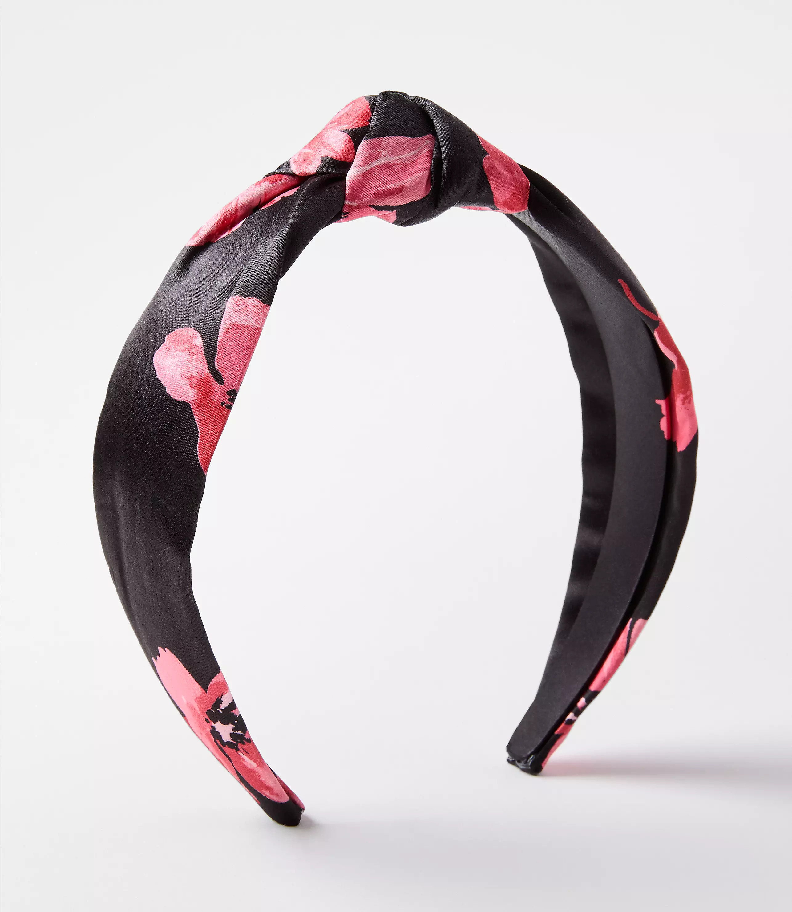 Floral Satin Knot Headband | LOFT
