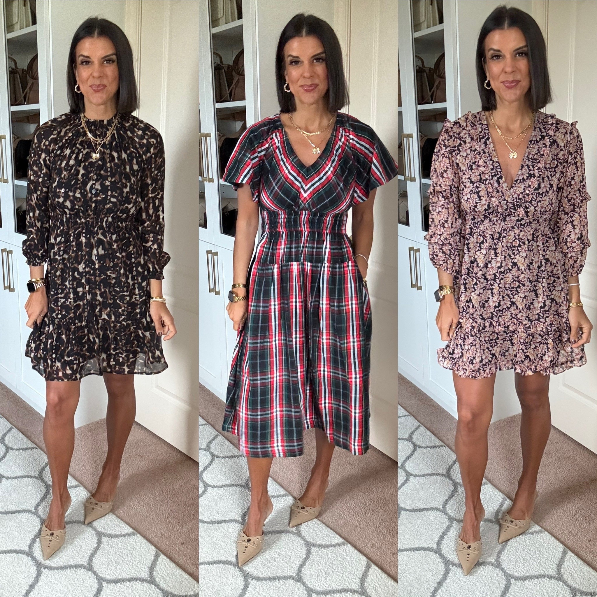 Absolutely love these Walmart dresses! I’m 5’5 and in size xs in all 

#LTKFindsUnder100 #LTKSeasonal #LTKHoliday