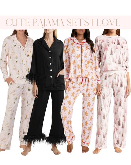 Festive and cozy pajama sets I love! 

Amazon, Nordstrom, shopbop, boohoo, Christmas pjs, New Year’s Eve pjs 

#LTKCyberweek #LTKsalealert #LTKunder100