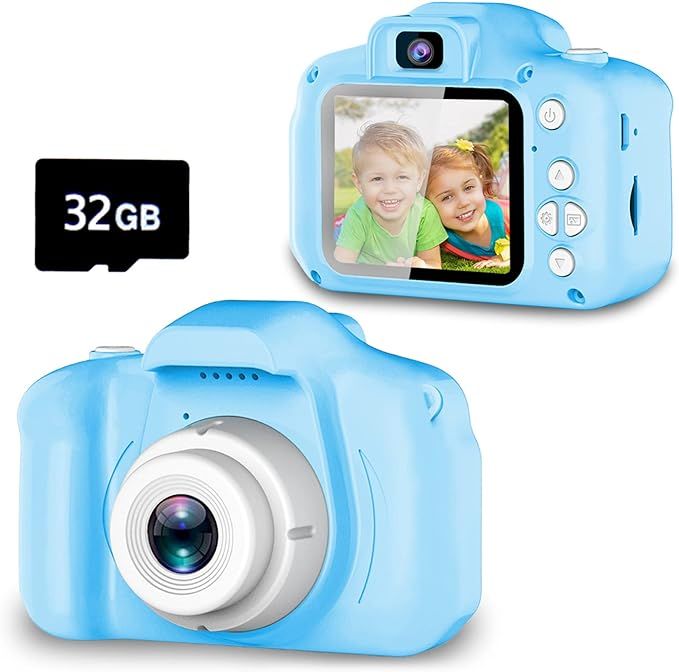 Seckton Upgrade Kids Selfie Camera, Christmas Birthday Gifts for Boys Age 3-9, HD Digital Video C... | Amazon (US)