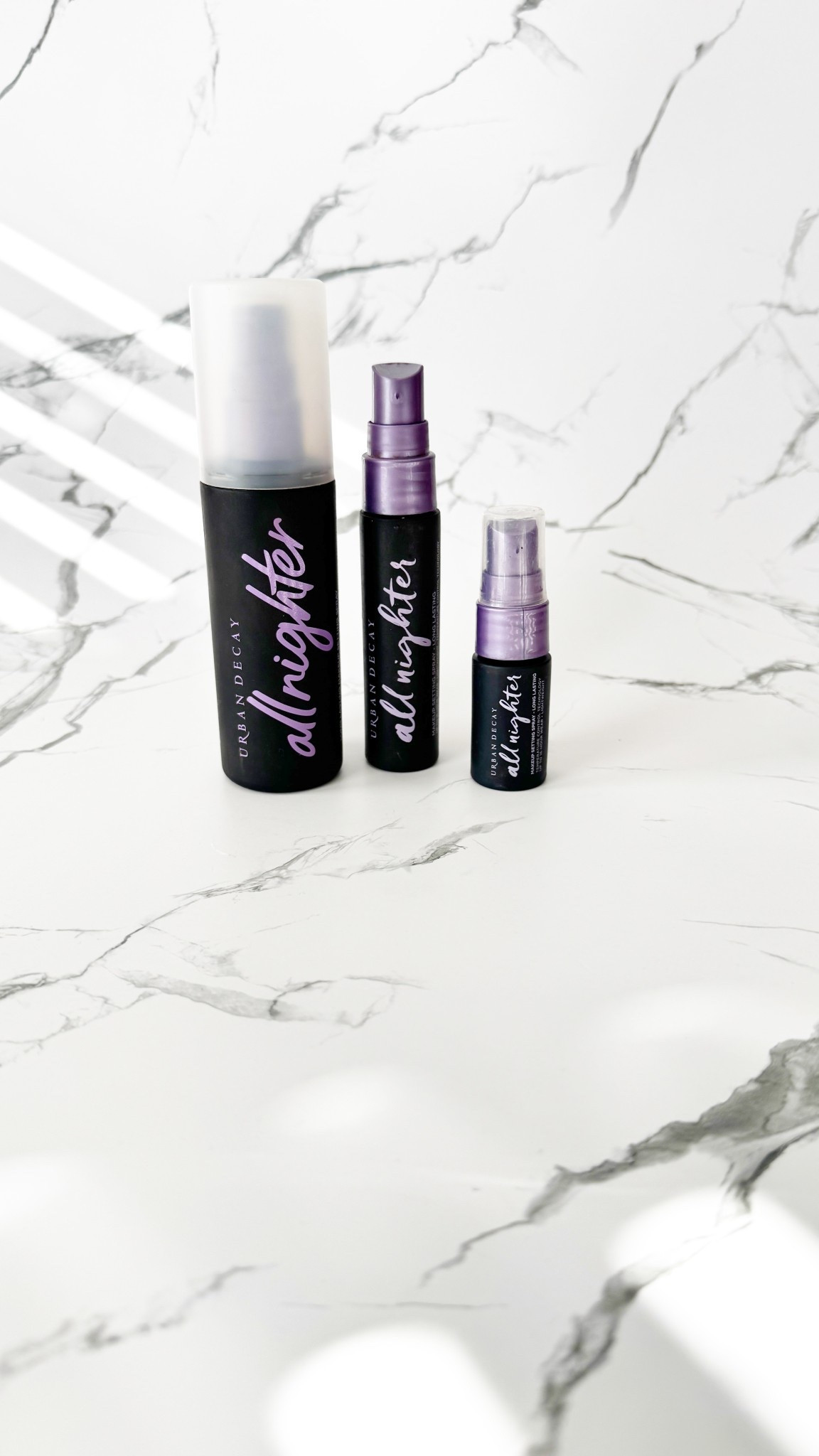 A great prestige level makeup setting spray is this one from Urban Decay. It doesn’t have an overly matte finish but it helps to keep my makeup in place on my oily skin. Even when I sweat! 
#oilyskin #makeup #settingspray

#LTKBeauty