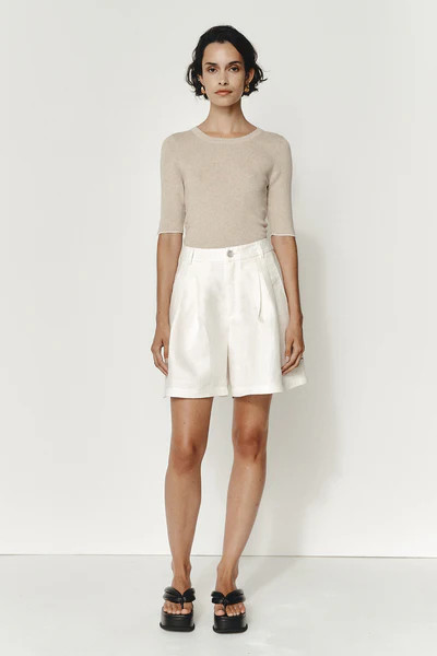 RAMONA SHORT - IVORY | Marle 
