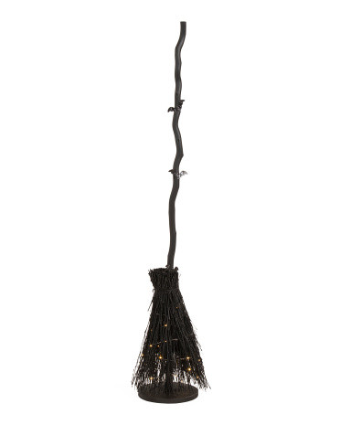 4ft Led Wooden Broomstick Decor | TJ Maxx