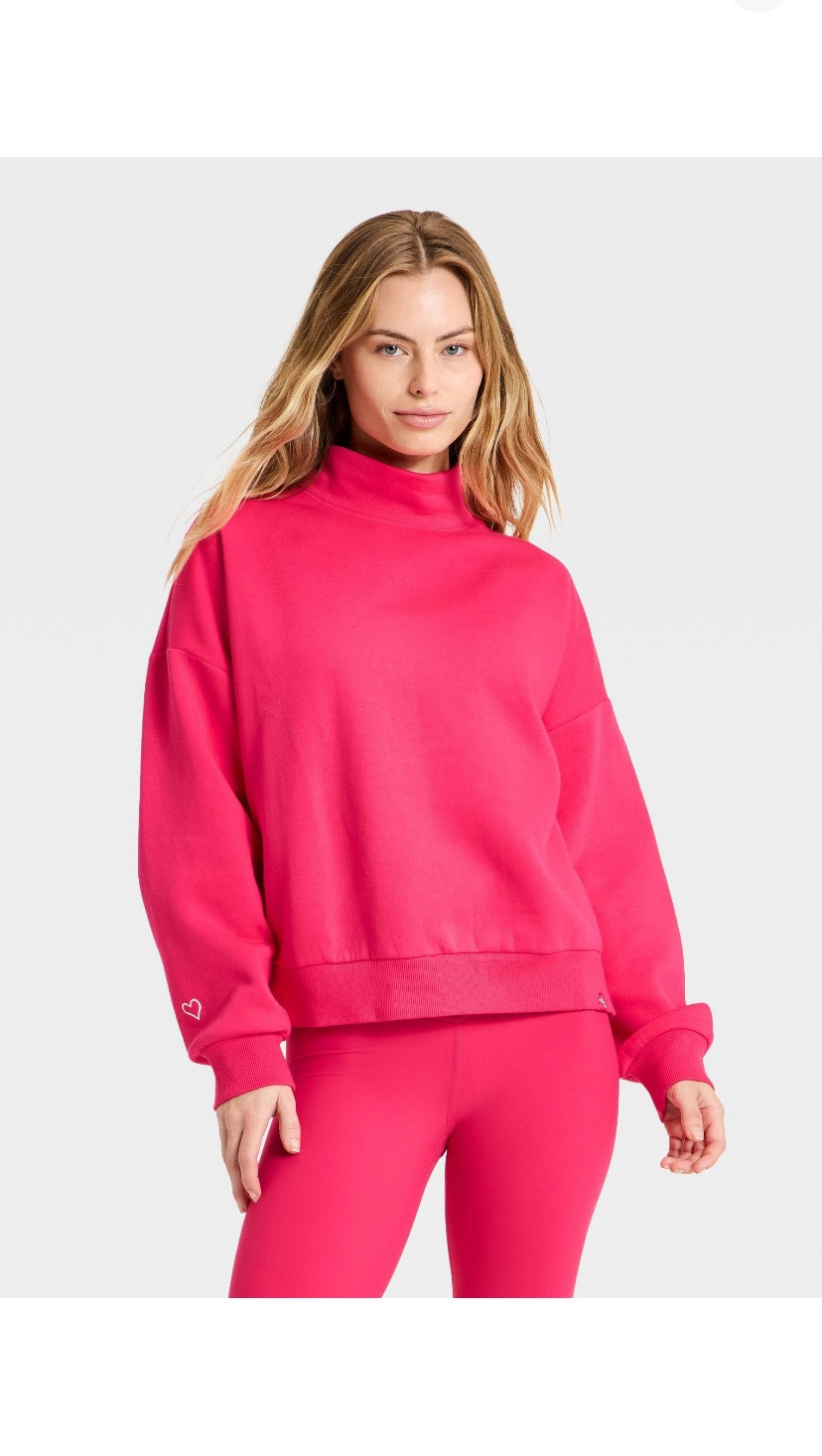 This color is awesome and the small heart on the sleeve is so cute! love a mockneck and I love that hearts and love designs can be worn anytime, not just February. 


#valentines #target #lovesweatshirt 
#LTKU #LTKOver40 

#LTKSeasonal #LTKFindsUnder50 #LTKGiftGuide