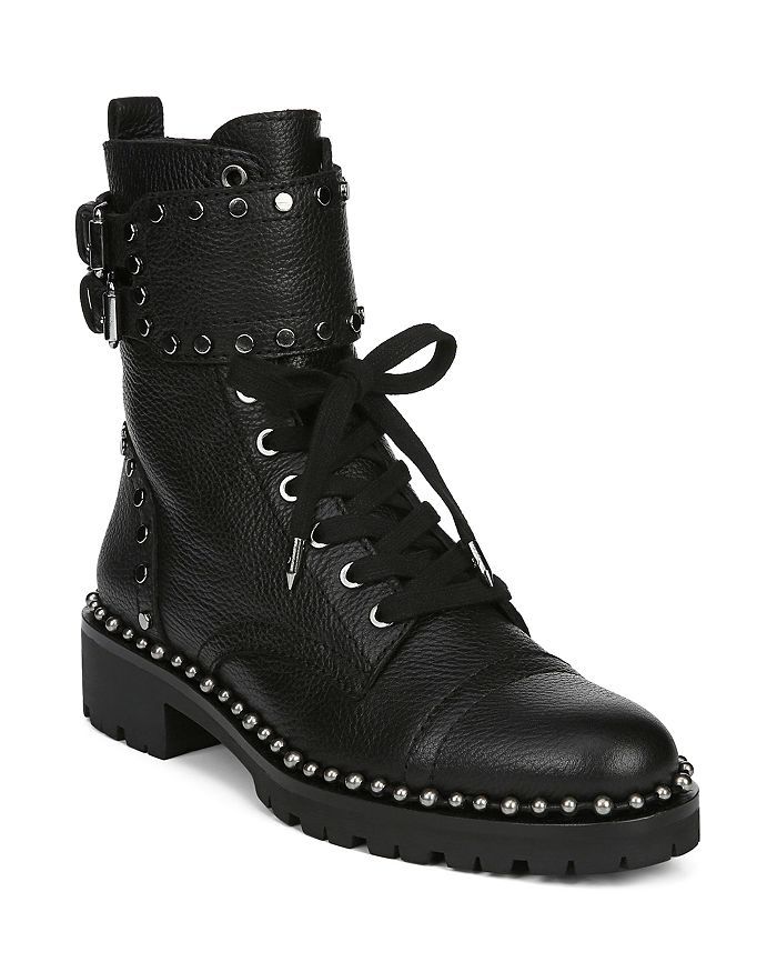 Sam Edelman Women's Jennifer Studded Combat Boots Shoes - Bloomingdale's | Bloomingdale's (US)