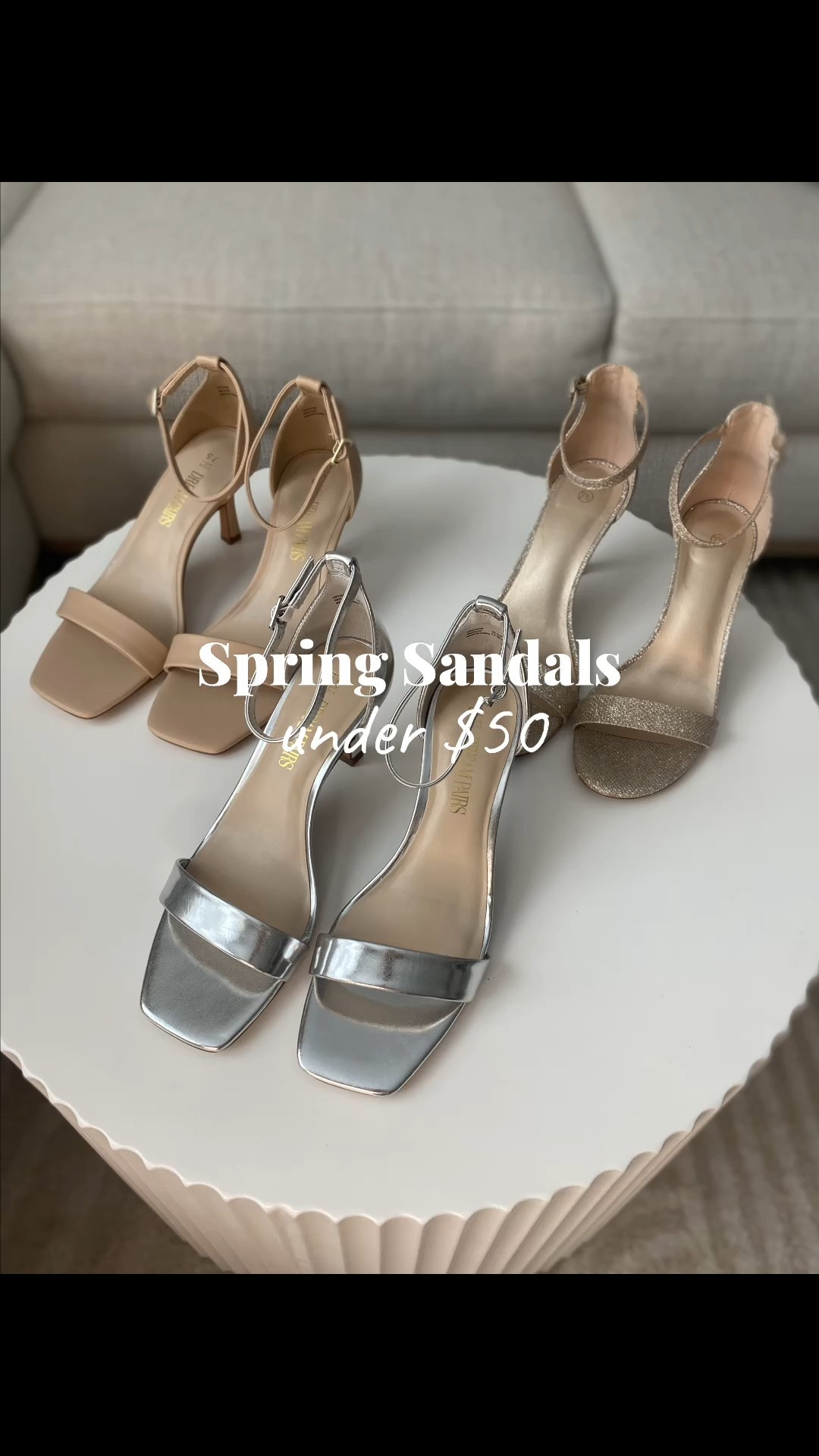 Summer sandals under $50! Super comfortable, mid height heel, cushioned sole and they come in different colors. 

Shop below ⬇️ 

#LTKspringfashion #LTKstylingtip #LTKsandals #LTKstrappysandals #LTKaffordablefashion

#LTKStyleTip #LTKFindsUnder50 #LTKShoeCrush