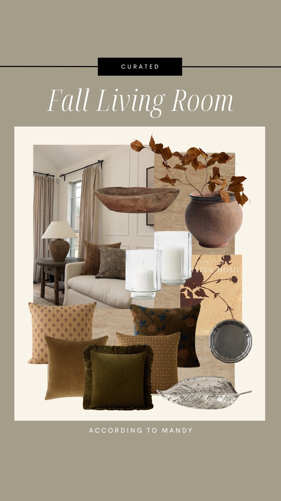 Curated - Fall Living Room!

fall living room, fall home decor,  seasonal home decor, fall pillows, seasonal pillows

#LTKHome #LTKSeasonal #LTKStyleTip