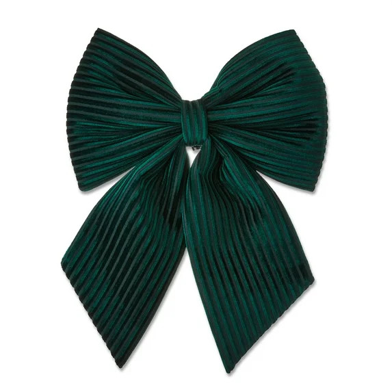 Green Puffy Decorative Christmas Bow, 11", by Holiday Time | Walmart (US)