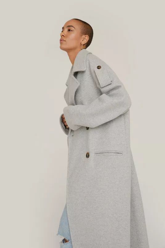 Ultimate Faux Wool Trench Coat | Nasty Gal (US)