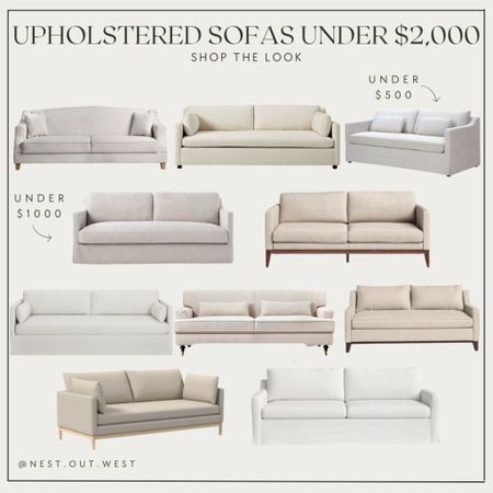 Sofas, upholstered sofa, couch, neutral couch, white couchh

#LTKHome