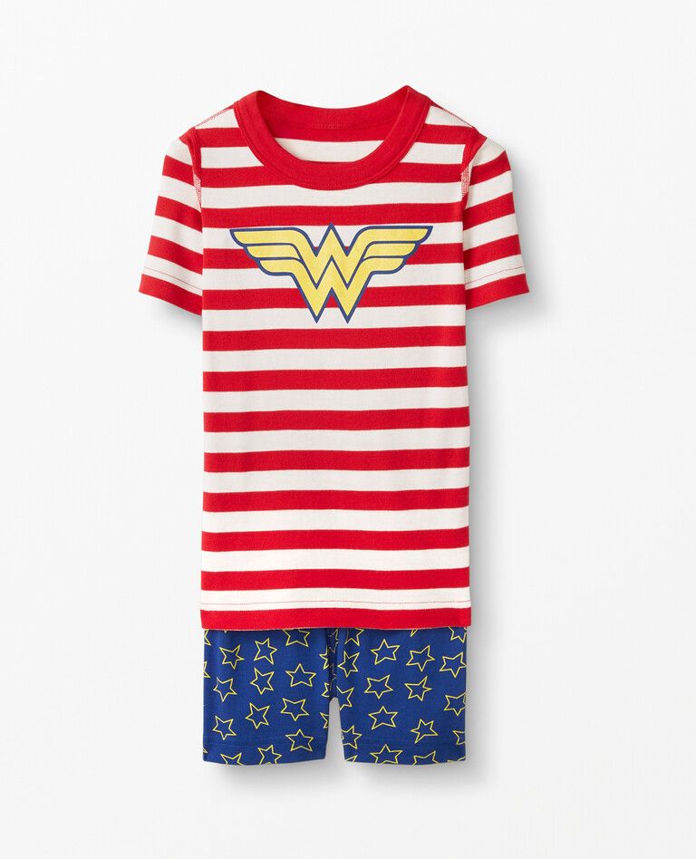 DC Wonder Woman Short John Pajamas | Hanna Andersson