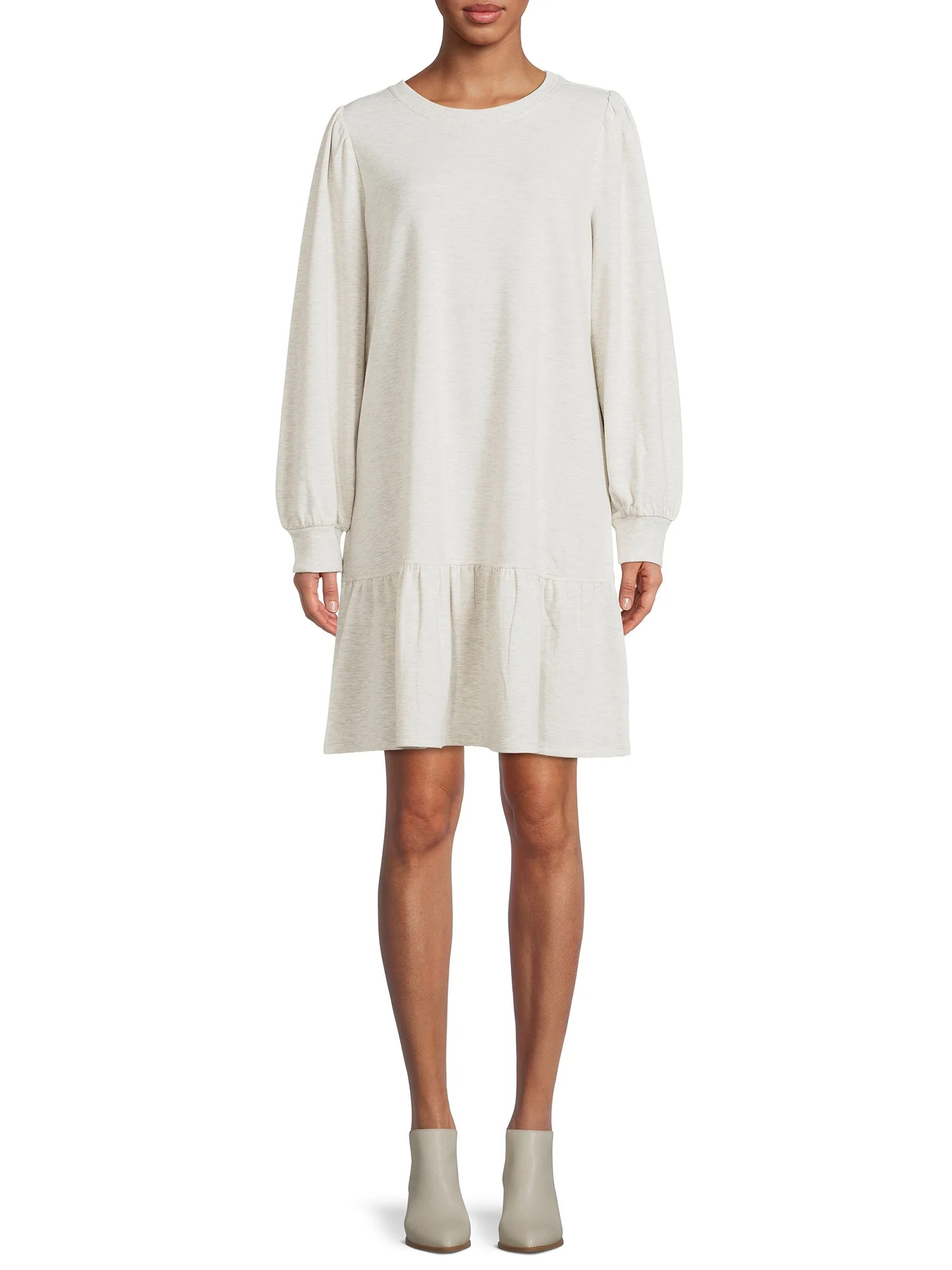 Time and Tru Women's Tiered Ruffle Dress | Walmart (US)