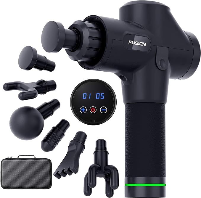 Fusion Muscle Massage Gun Deep Tissue Percussion Muscle Massager Gun for Athletes Pain Relief The... | Amazon (US)