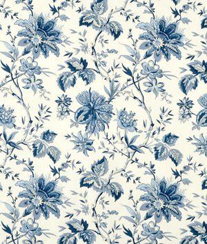 Waverly Felicite Indigo Fabric - by the Yard | Amazon (US)