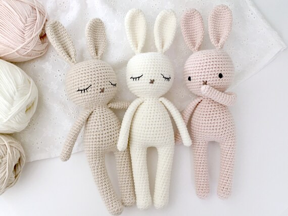 Crochet Bunny BABY. Amigurumi Bunny Toy for a Newborn Toddler | Etsy | Etsy (US)