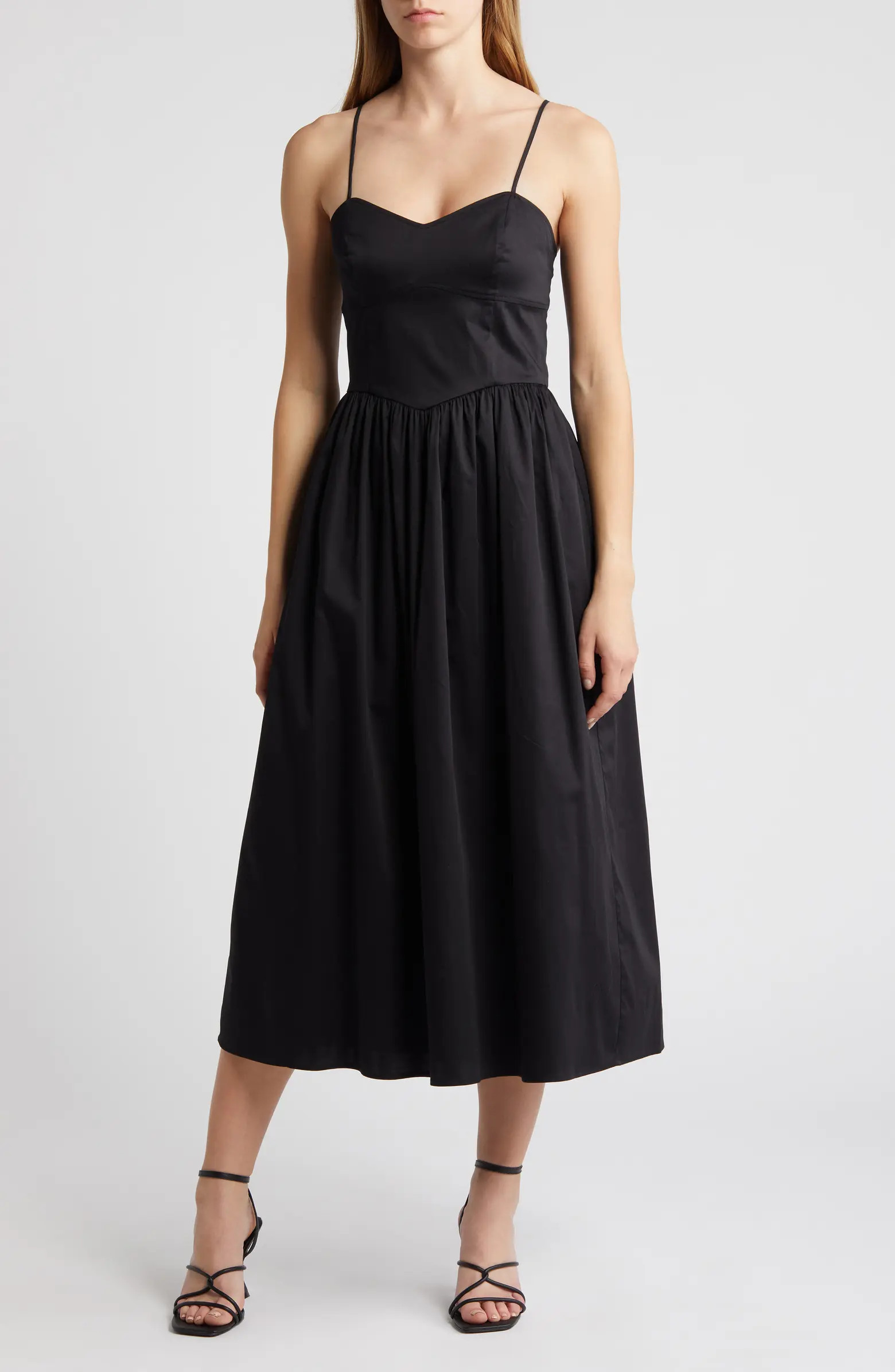 French Connection Florida Fit & Flare Midi Dress | Nordstrom | Nordstrom