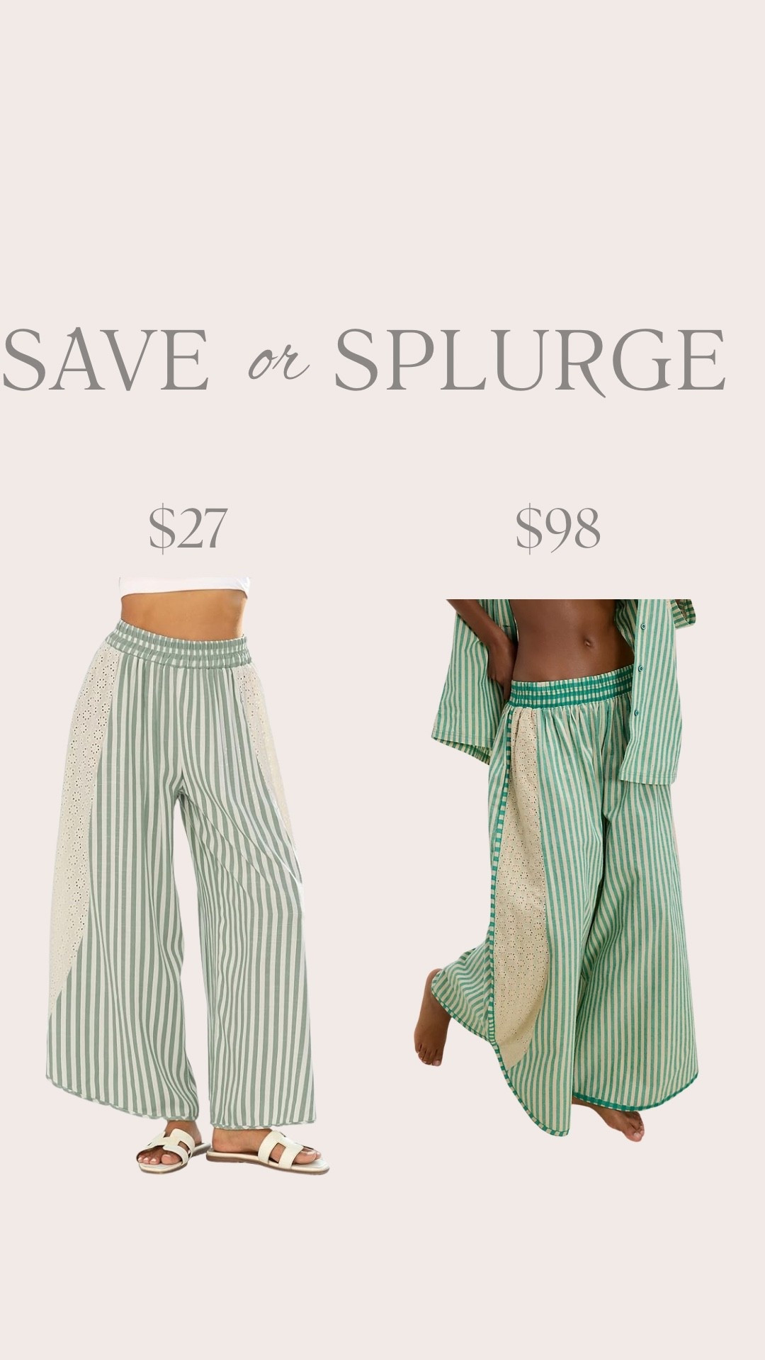 Save vs splurge

#LTKfitnessgoals #LTKTravel #LTKmomlife