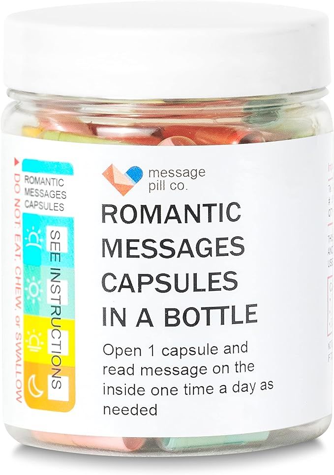 Message in a Bottle | Romantic for Boyfriend or Girlfriend (50PCS) | Pre-Written Love Capsules Le... | Amazon (US)