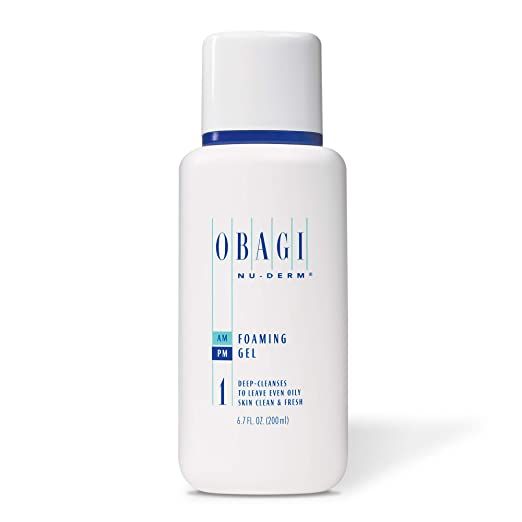 Obagi Medical Nu-Derm Foaming Gel Cleanser with Aloe Vera - Gentle Cleanser for Face, for Normal ... | Amazon (US)