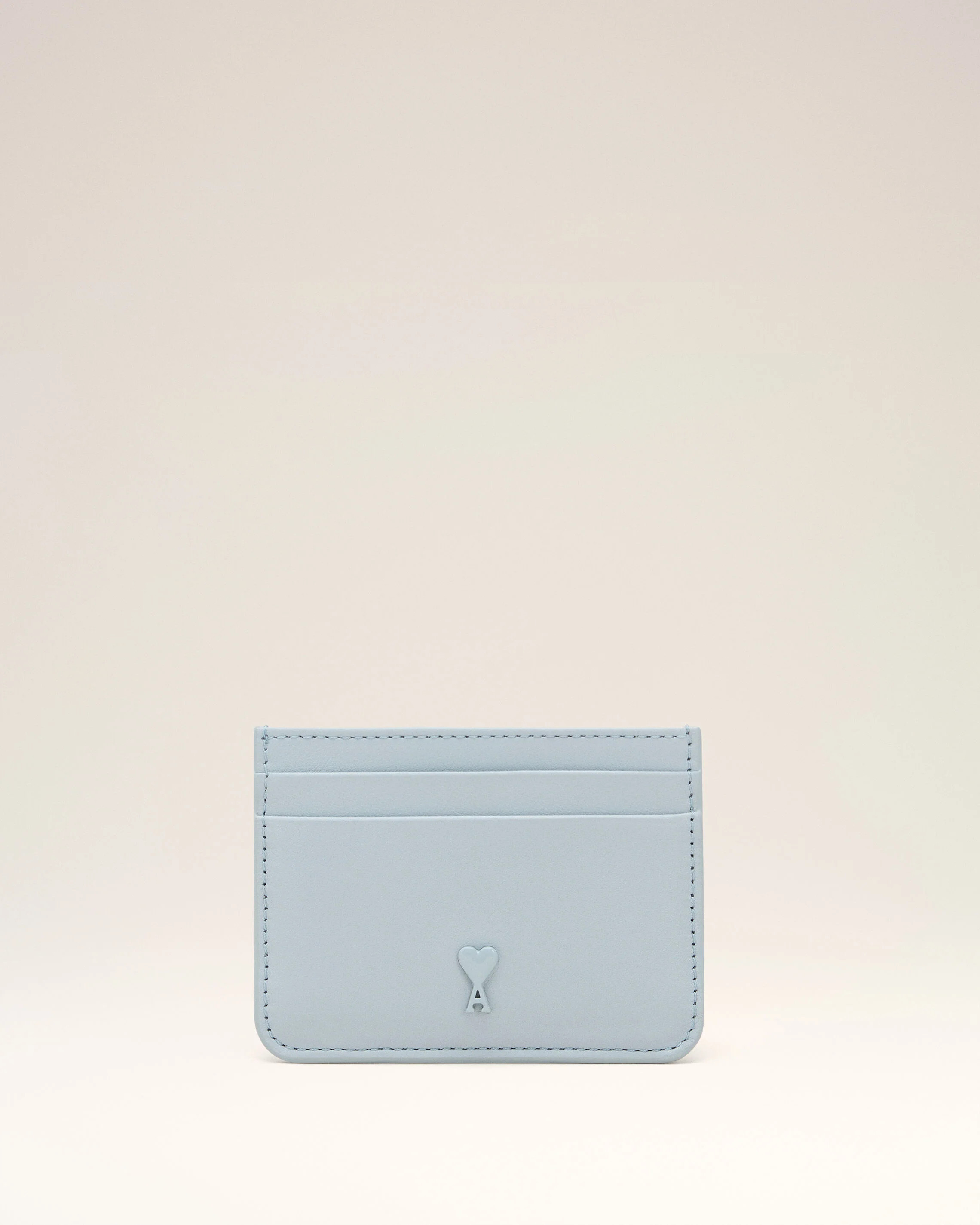 Ami De Coeur Kartenetui aus blauem Glattleder SKY | AMI PARIS | AMI Paris FR