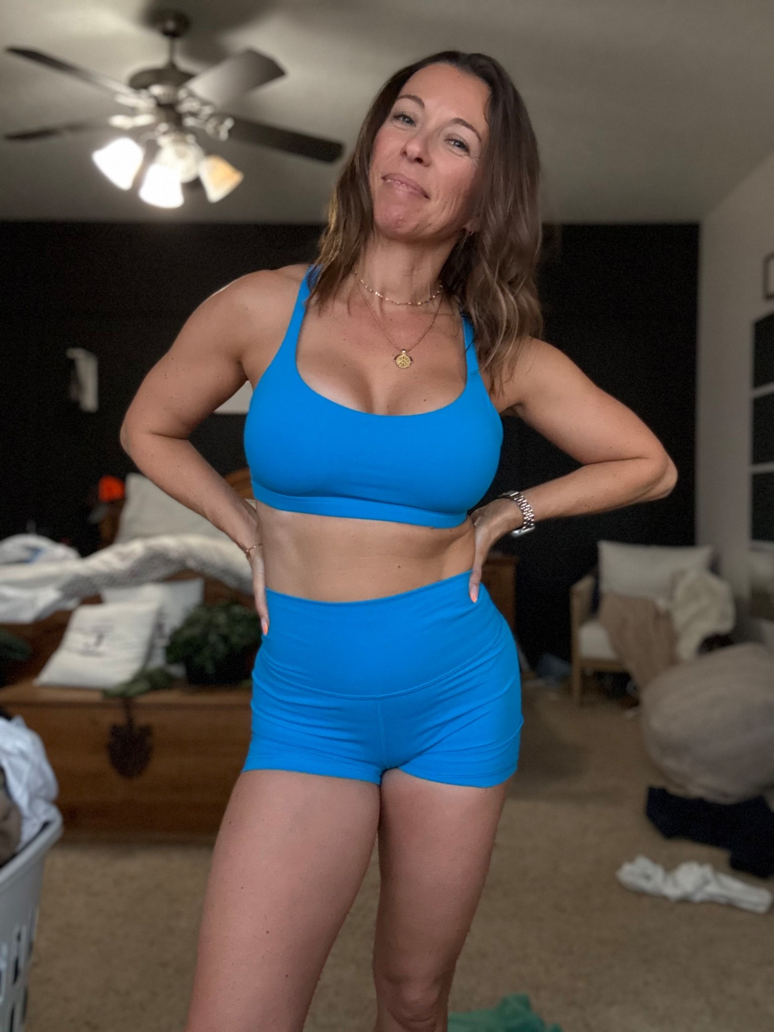 THE active shorts and sports bra of the season. And this color has me drooling. All Amazon!

#LTKOver40 #LTKootd #LTKActive