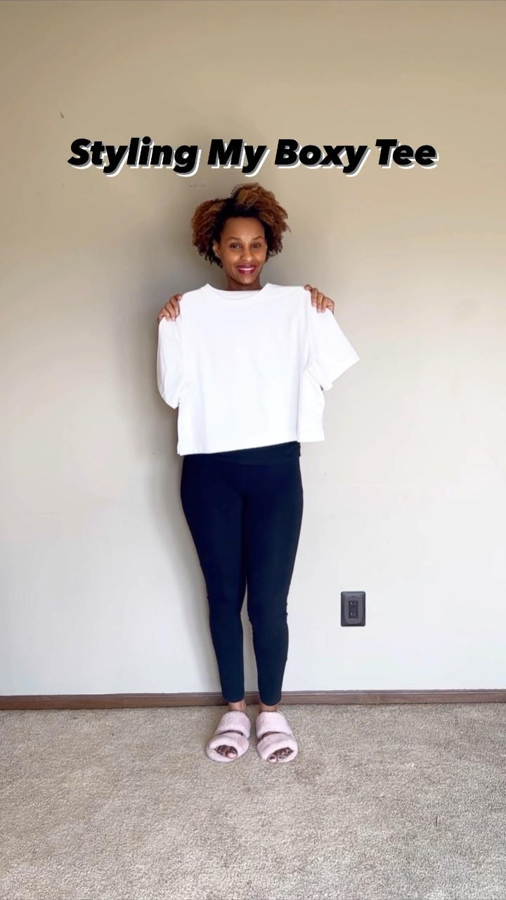 I’m liking a boxy tee now that I have found some ways to work e with it.

#LTKstyletip #LTKSeasonal