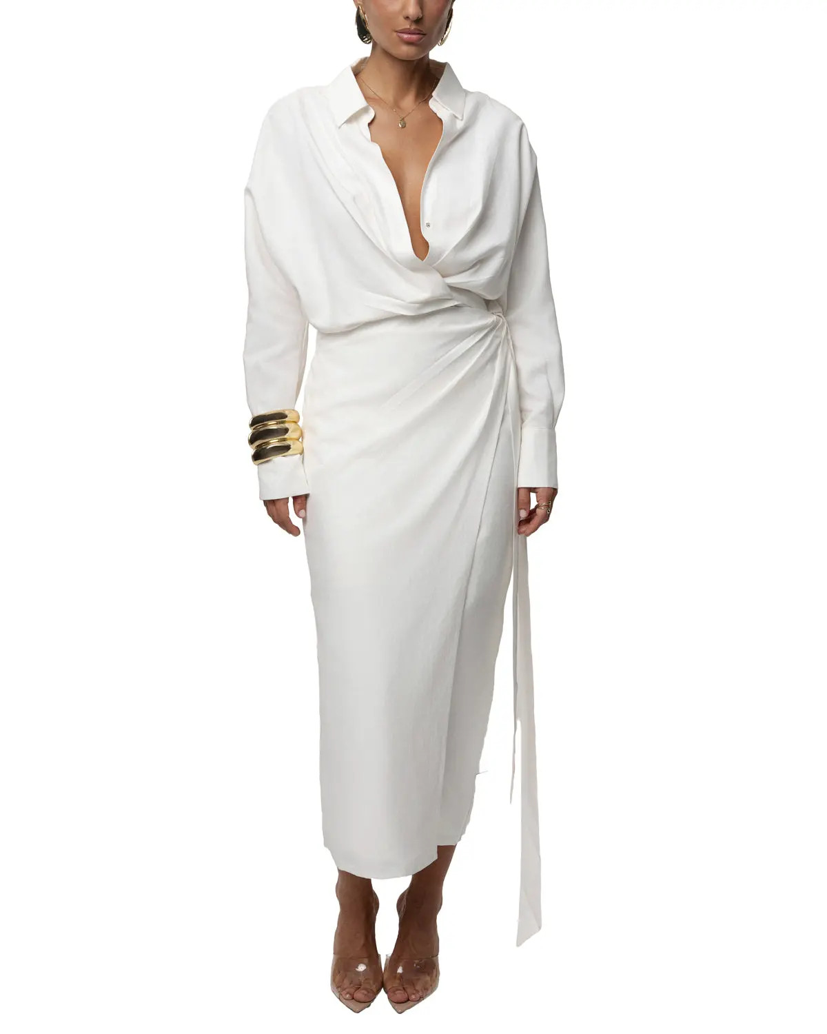 Skyline Wrap Midi Dress (Women) | Nordstrom | Nordstrom
