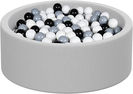 Foam Ball Pit for Baby, Toddler, Boys & Girls 36x11 with 200 Colored Balls 2.75". Durable Ball Pi... | Amazon (US)