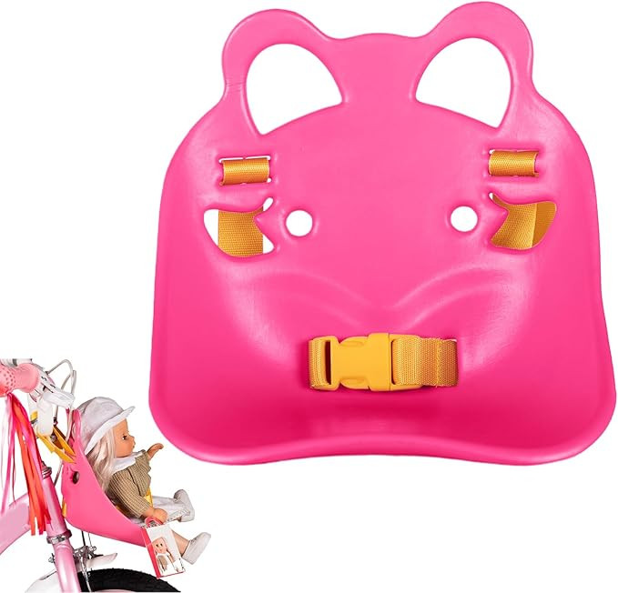 Doll Bike Seat | Children Bicycle Doll Seat | Adjustable Decorative Babys Toy Carrier with Safety... | Amazon (US)