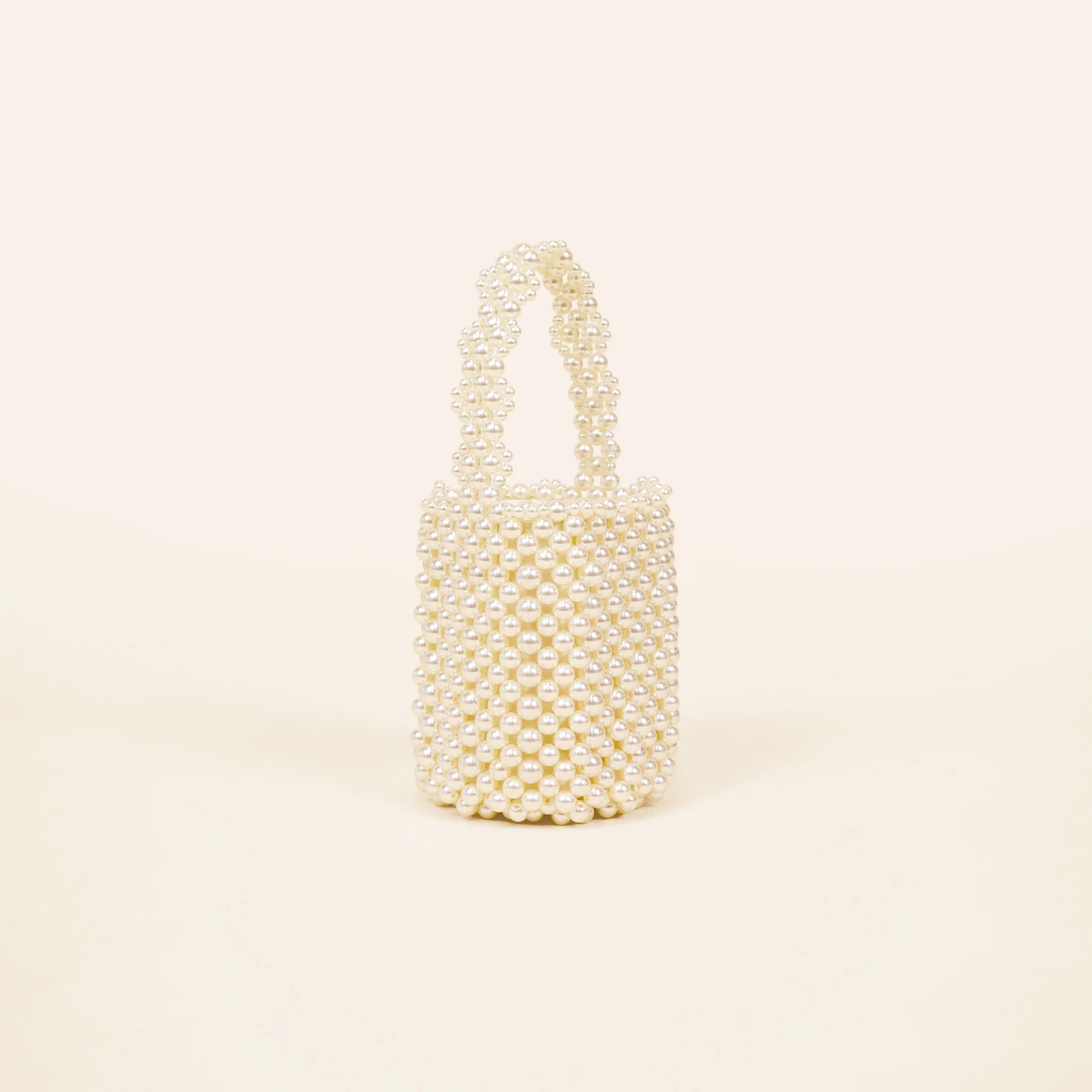 Pearl Bucket Clutch | Birdy Grey