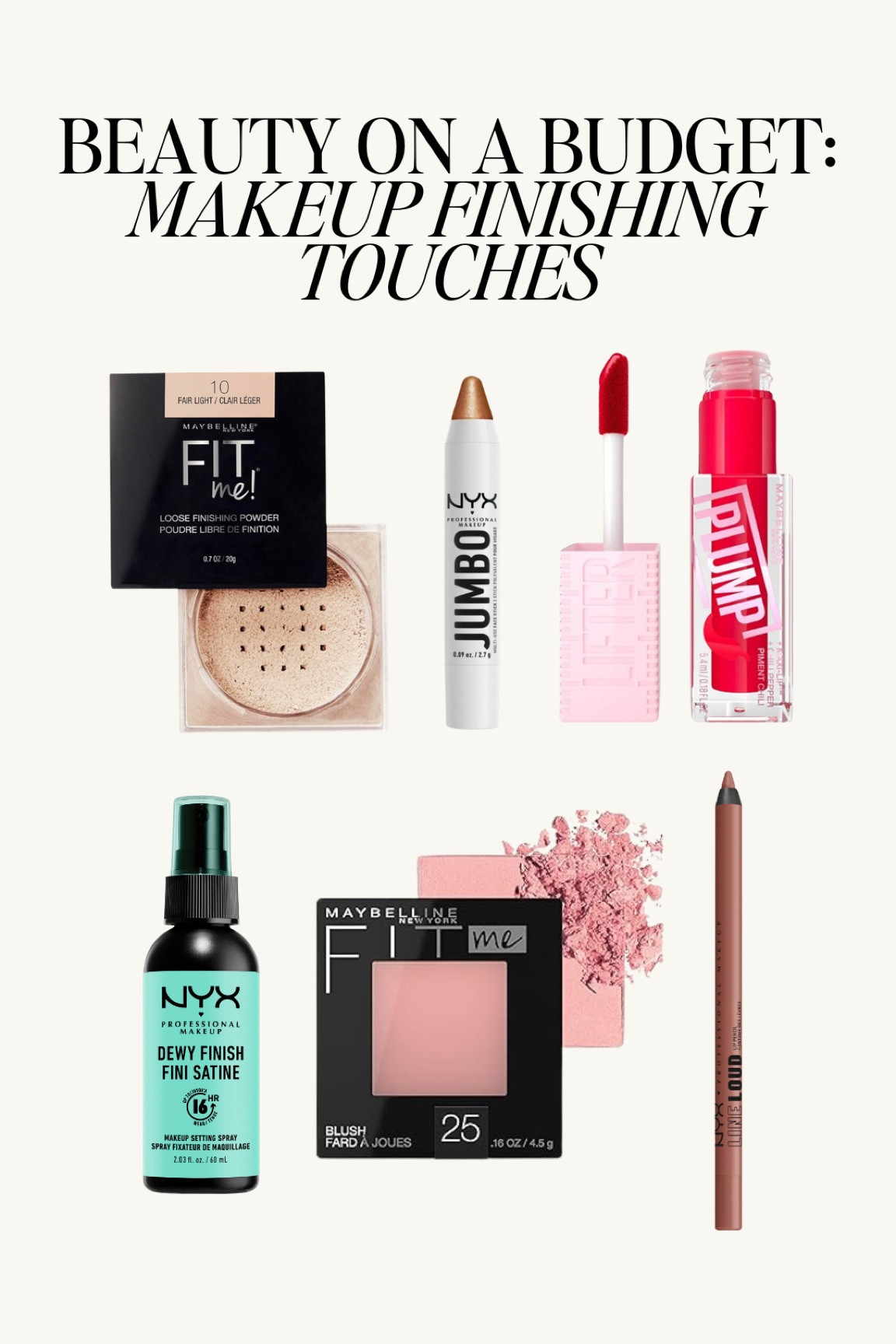 Beauty on a Budget: makeup finishing touches 🤍 these are the final steps of my makeup that take it to the next level!