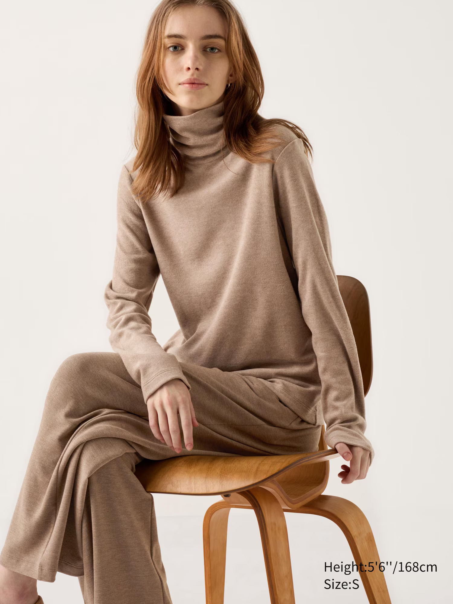 HEATTECH Fleece T-Shirt | Turtleneck | UNIQLO (US)