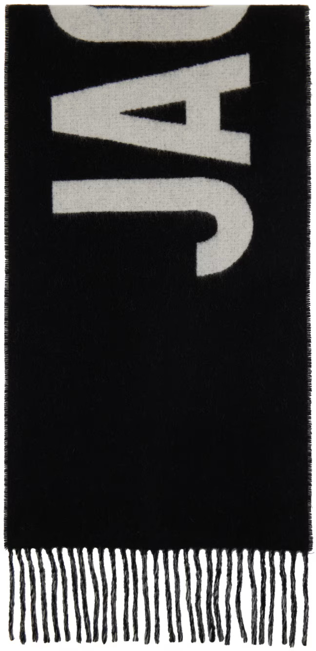 Black Les Classiques 'L'écharpe Jacquemus' Scarf | SSENSE