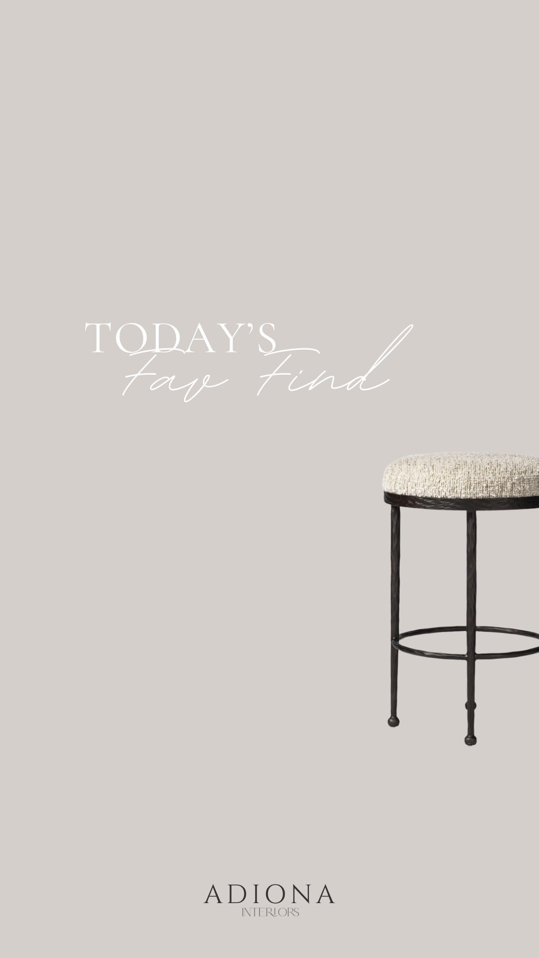 Today’s fav find

Stool, furniture, Wayfair finds, living room furniture 

#LTKHome
