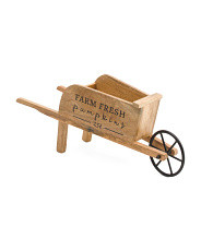 26in Natural Wood Cart | Fall Decor | T.J.Maxx | TJ Maxx