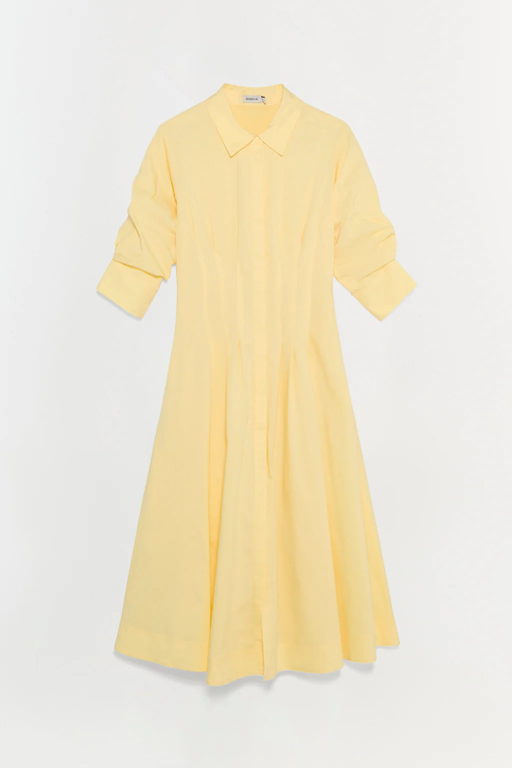 Jazz Cotton Pintuck Midi Dress | Simkhai