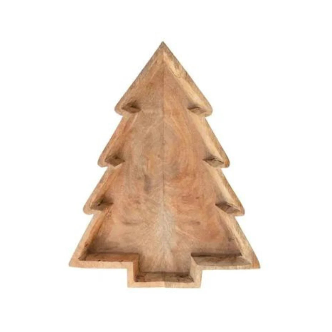 Wooden Tree Tray | Pink Antlers