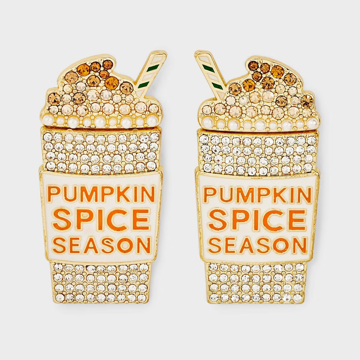 SUGARFIX by BaubleBar Pumpkin Spice Drop Earrings - Gold | Target