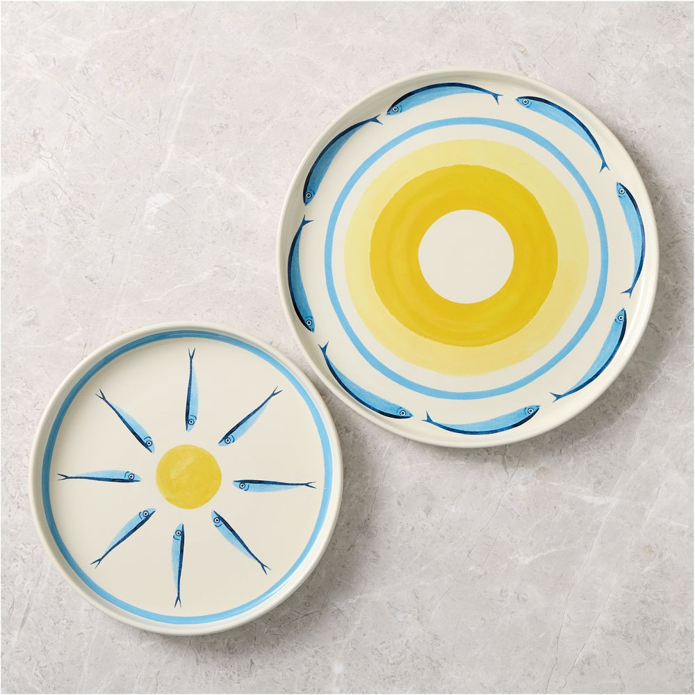 Sardine Ceramic Salad Plate | West Elm (US)