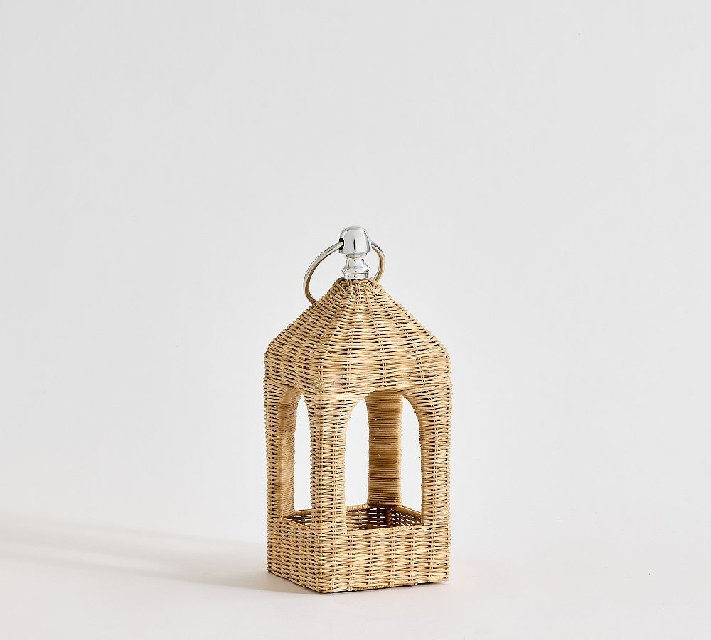 Caleb Rattan Lantern | Pottery Barn (US)