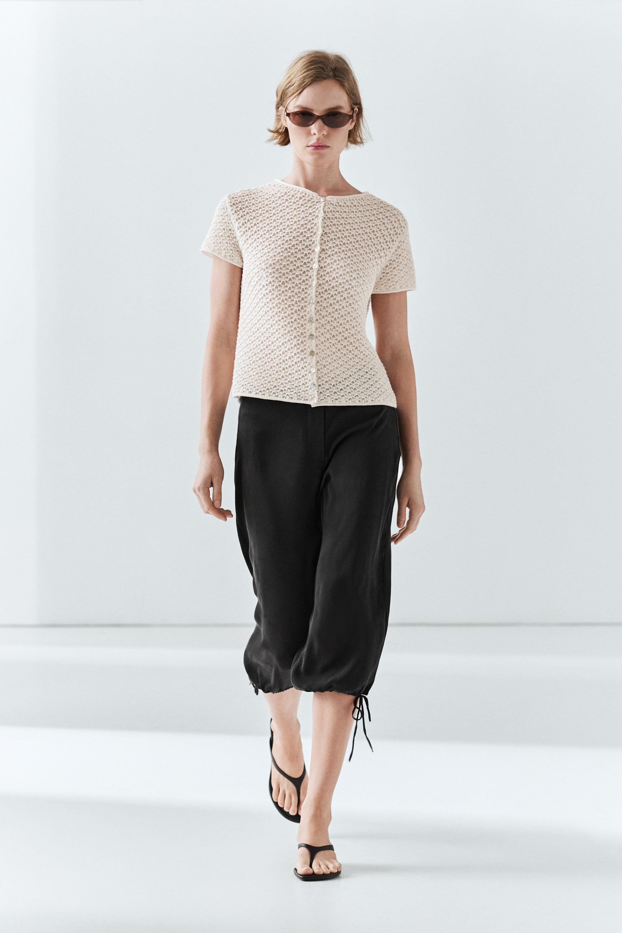 Häkelstrick-Cardigan | Massimo Dutti DE