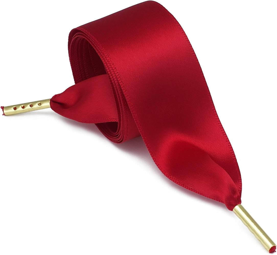 ZOOEASS Women Fashion Satin Ribbon Shoelaces Ideal for Converse Nike Addidas Puma | Amazon (US)