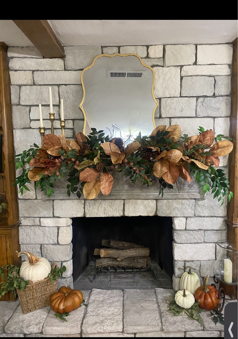 Fall mantel …. 

#LTKSeasonal #LTKstyletip #LTKhome