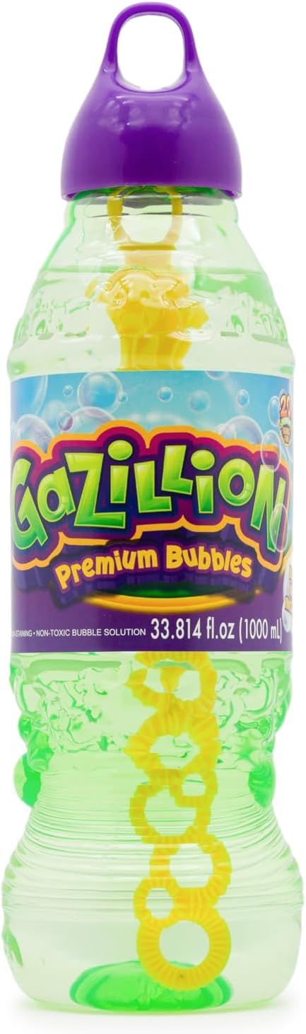 Gazillion Bubbles, Original Bubble Solution 1L - Create Bubbles with Premium Formula & 7-in-1 Bub... | Amazon (US)